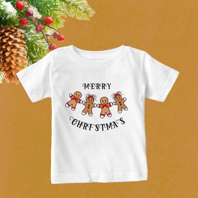 Camiseta Gingerbreads de Natal (Criador carregado)