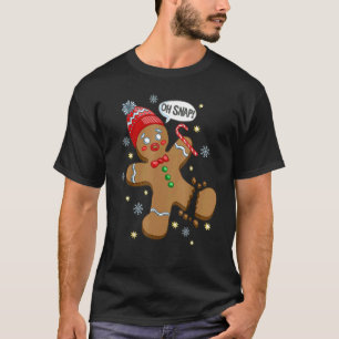 Camiseta Gingercake Man Cookie X-Mas Oh Snap Fama Bonito