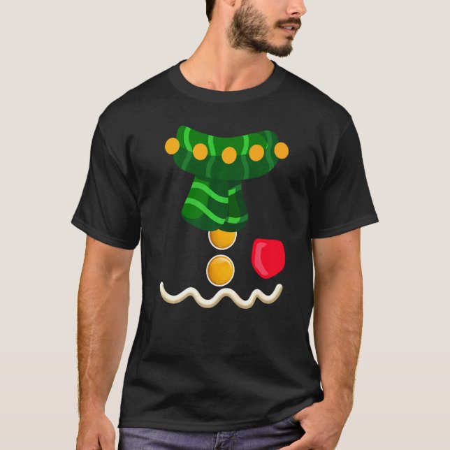 Camiseta Gingercake Man Costume Kids Cookie Christmas App (Frente)