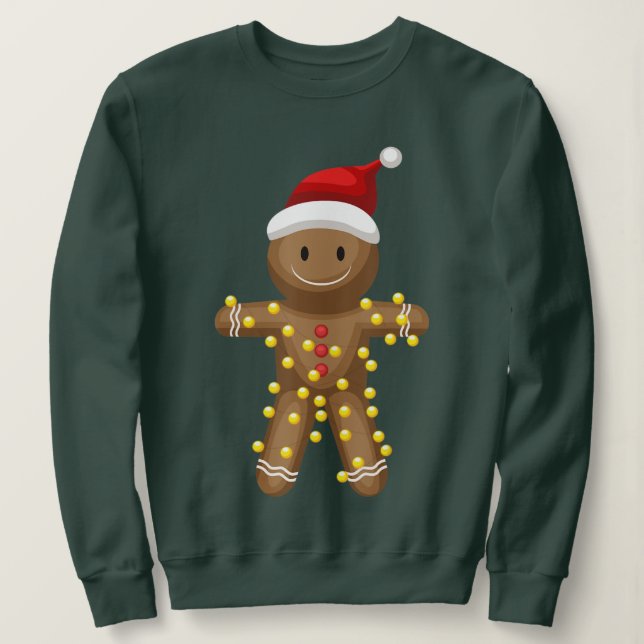 Camiseta Gingercake Man Oh Snap Christmas Cookume (Frente do Design)