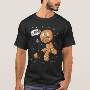 Camiseta Gingercake Man Oh Snap Christmas Cookume B