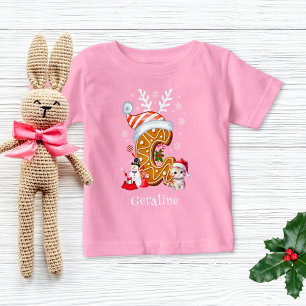Camiseta Gingerpão de Natal - Letra G Garota
