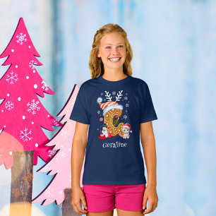 Camiseta Gingerpão de Natal - Letra G Garota