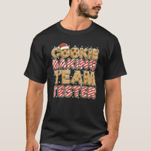 Camiseta Gingerpão Natal Cookie Baking Holiday Costum