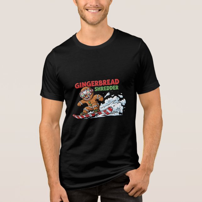 Camiseta Gingerpão Snowboarder (Frente)