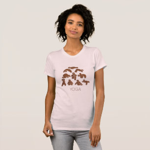 Camiseta Gingerpão Yoga Poses
