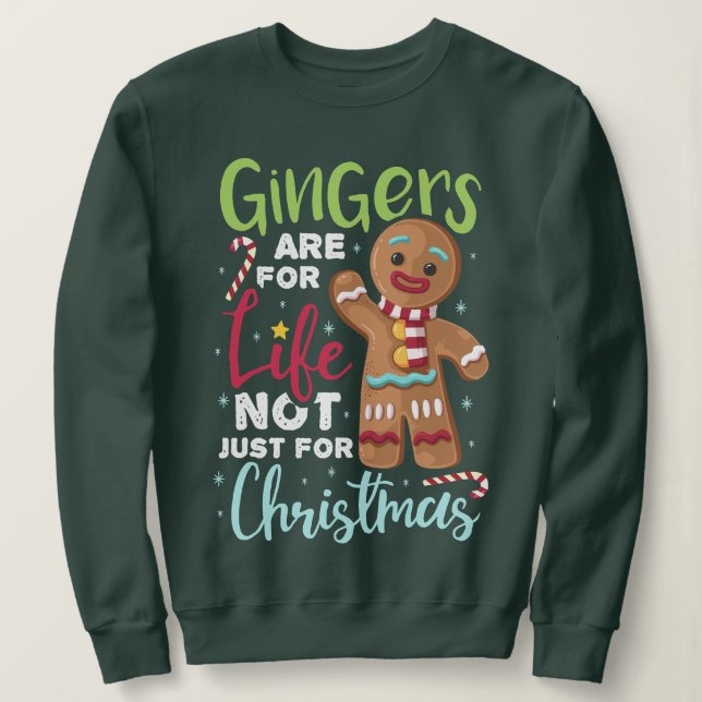 Camiseta Gingers São Para A Vida Não Só Para O Natal (Frente do Design)