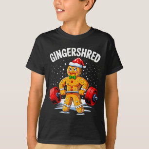 Camiseta Gingershred Engraçado Homem de Biscoito de Gengibr