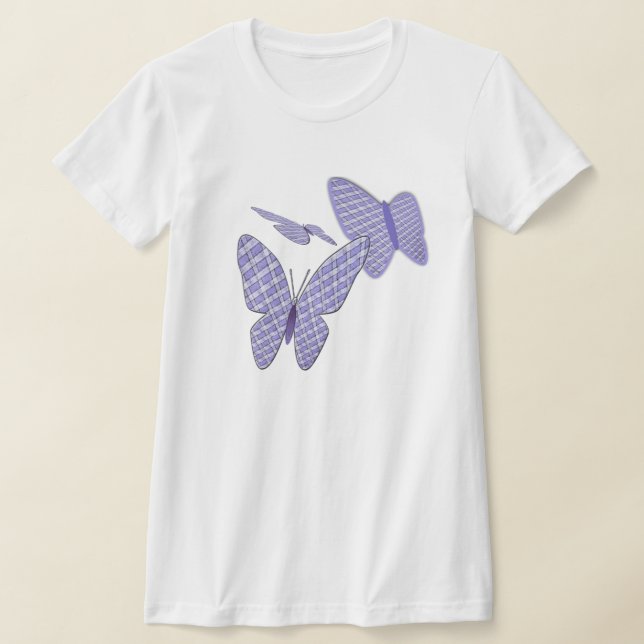 Camiseta Gingham Butterflies (Postura )