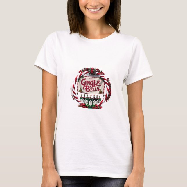 Camiseta Gingle Bells Vídeo de Natal (Frente)