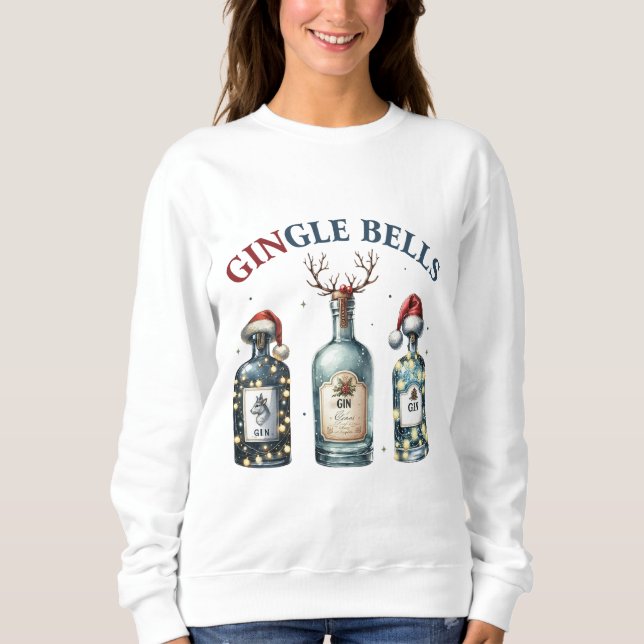 Camiseta Gingle Bells Womens (Frente)