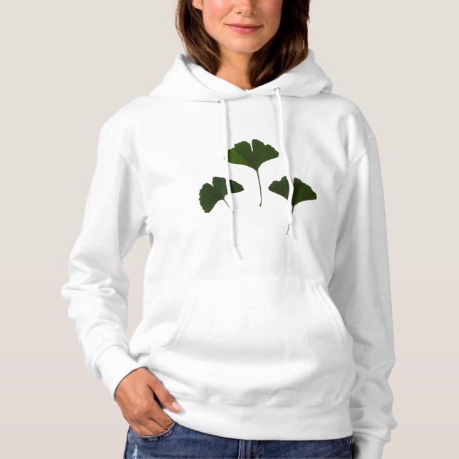 Camiseta Ginkgo Biloba deixa Hoodie (Frente)