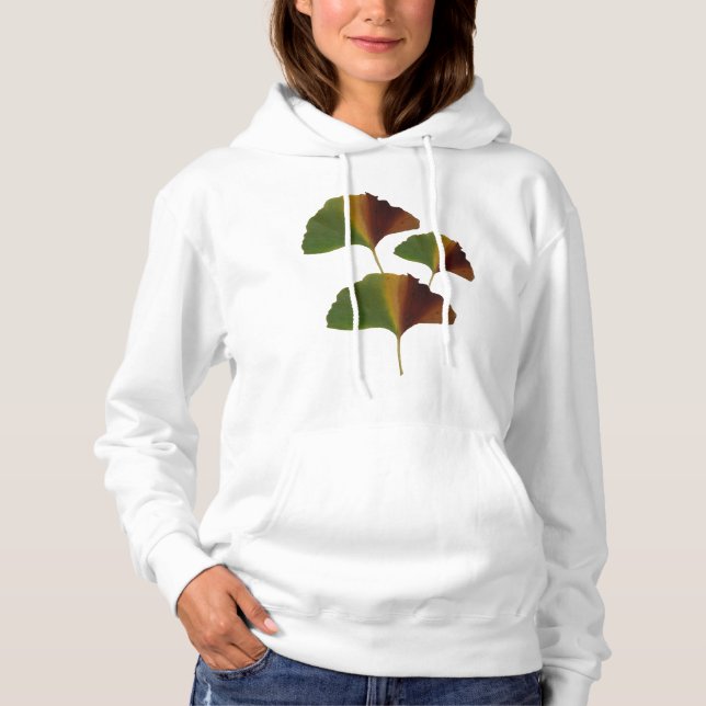 Camiseta Ginkgo Biloba deixa Hoodie (Frente)