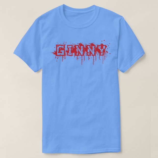 Camiseta Ginny First Name Halloween Figurume Personalizado  (Frente do Design)