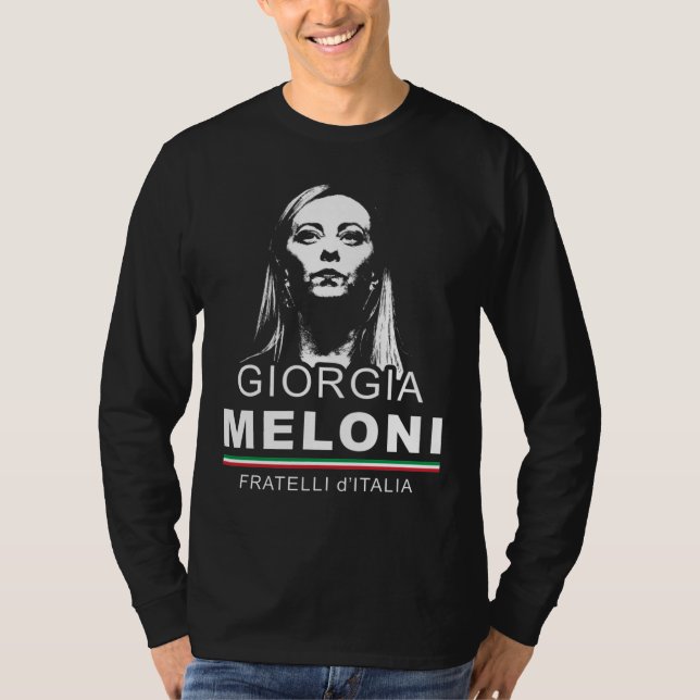 Camiseta Giorgia Meloni Fratelli d'Italia Italy Men Women T (Frente)