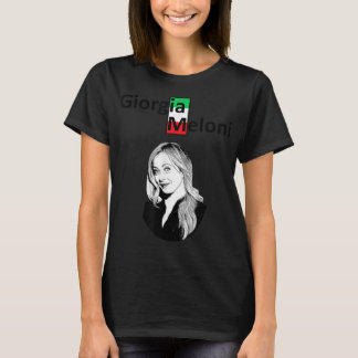 Camiseta Giorgia Meloni "Irmãos da Itália"