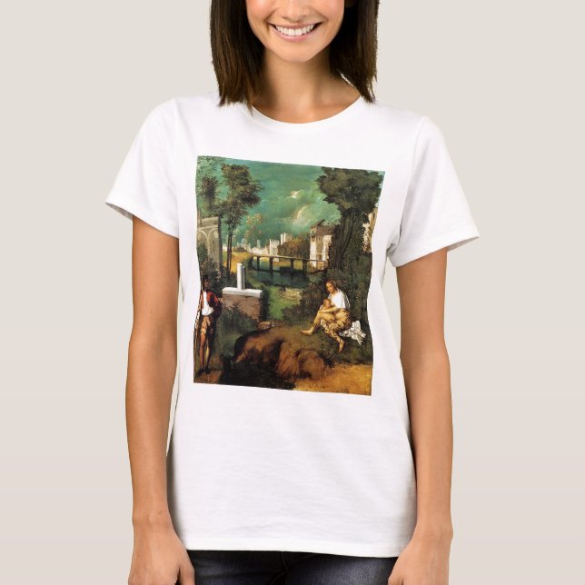 Camiseta Giorgione a tempestade (Frente)