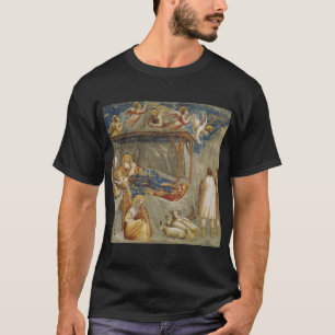 Camiseta Giotto di Bondone O Nascimento Coleção de Arte Fin