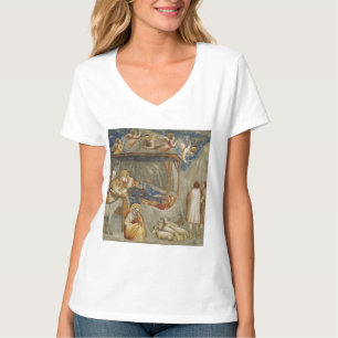 Camiseta Giotto di Bondone O Nascimento Coleção de Arte Fin