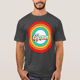 Camiseta Gipson Name Shirt Vintage Círculo Gipson