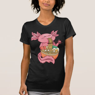 Camiseta Gir Animado Kawaii Comendo Ramen Noodles