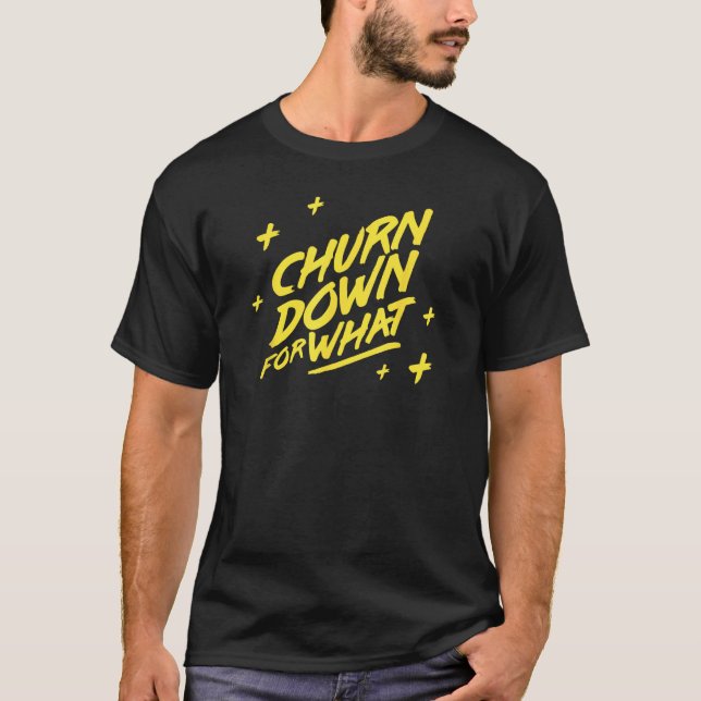 Camiseta Gira Para Baixo Por Que (Frente)
