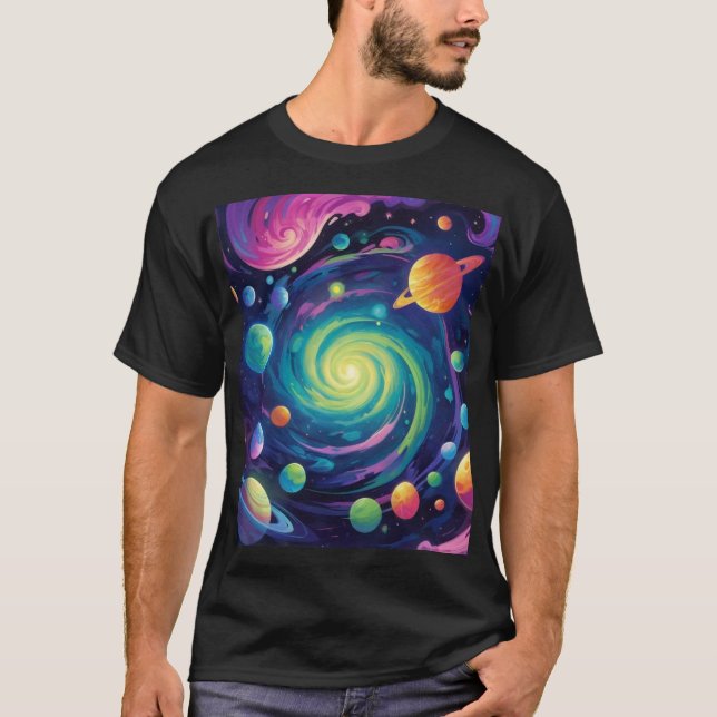 Camiseta Giração Planetária (Frente)