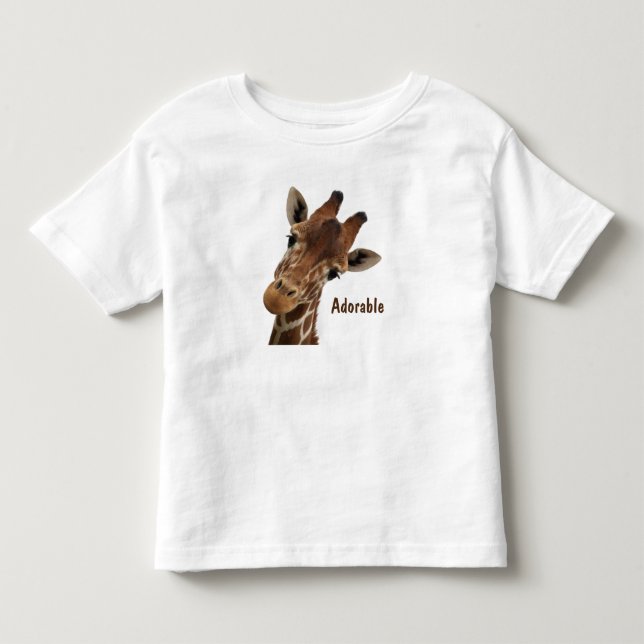 Camiseta Girafa Adorável (Frente)