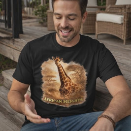Camiseta Girafa African Heights | Orgulho da Vida Selvagem