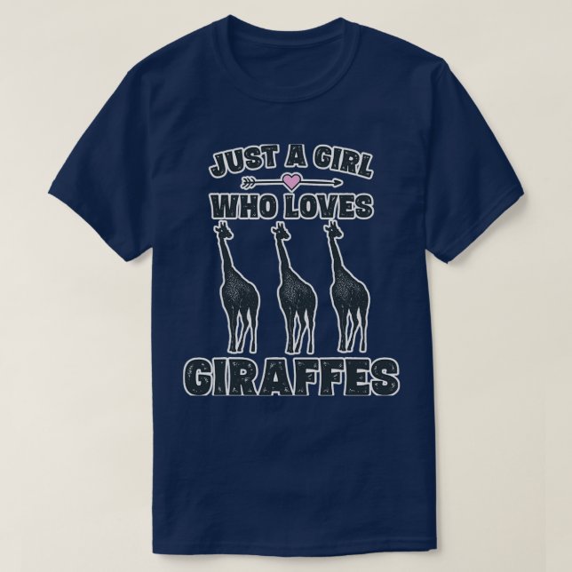 Camiseta Girafa ama girafas girafas (Frente do Design)