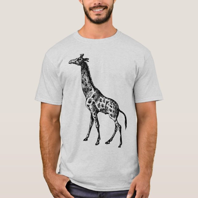 Camiseta Girafa antiga no Tote Bag (Frente)