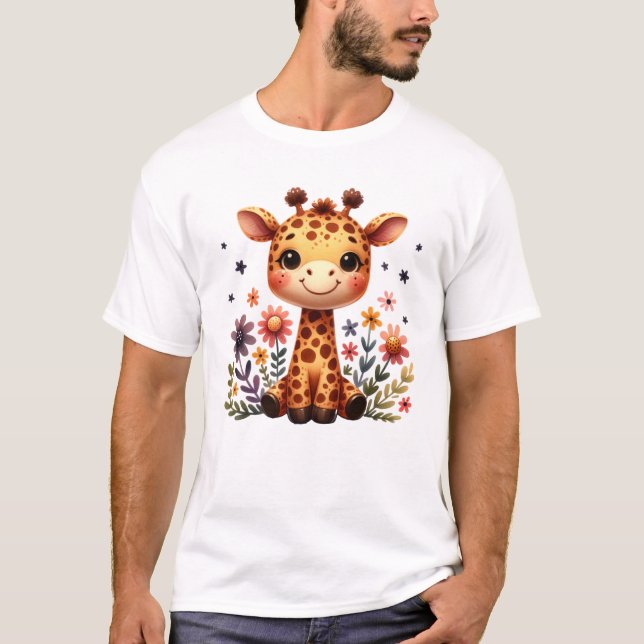 Camiseta Girafa Bebê (Frente)