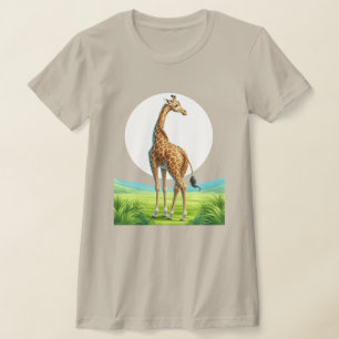 Camiseta girafa bonita