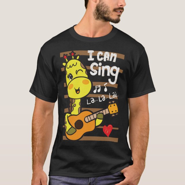 Camiseta Girafa bonita 1 (Frente)