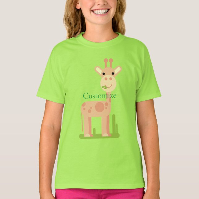 Camiseta Girafa Bonita Maçando Thunder_Cove (Frente)