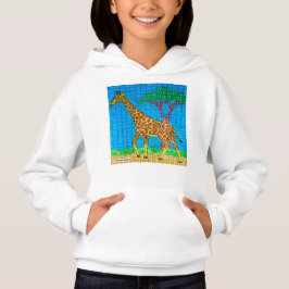 Camiseta Girafa (branca) - Moletom de Menina