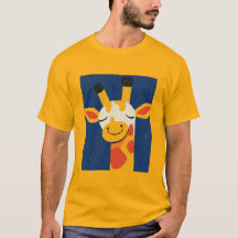 Girafa Charmante Sorridente - Retrato alegre