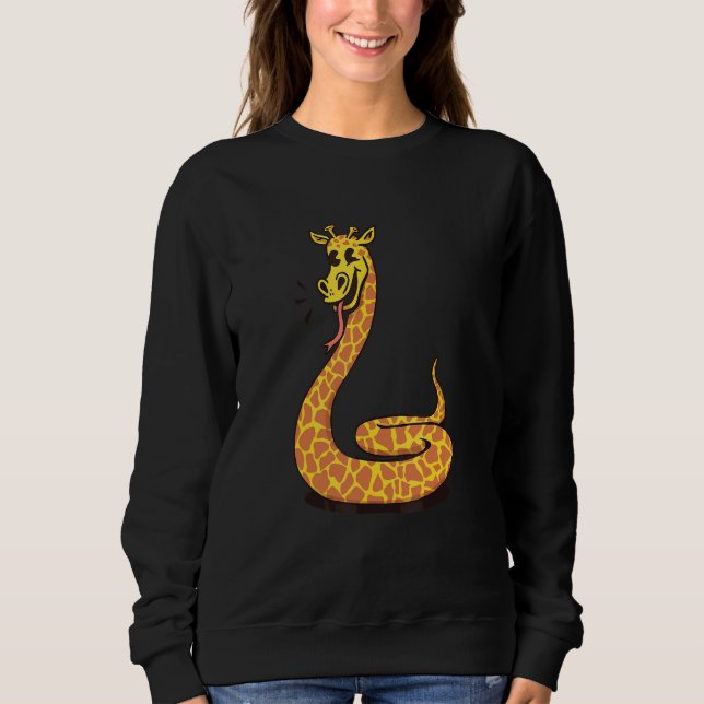 Camiseta Girafa Cobra   Animais Selvagens (Frente)