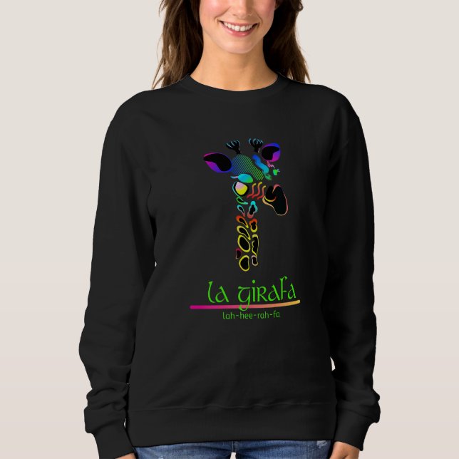 Camiseta Girafa Colorida Bril (Frente)