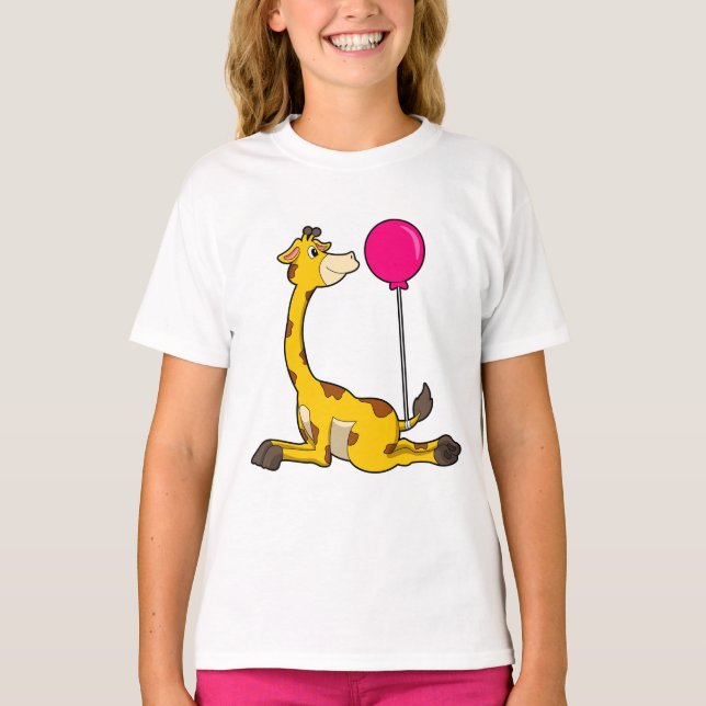 Camiseta Girafa com Balão (Frente)