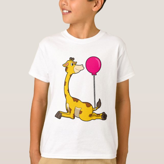 Camiseta Girafa com Balão (Frente)