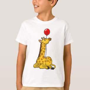 Camiseta Girafa com Balão