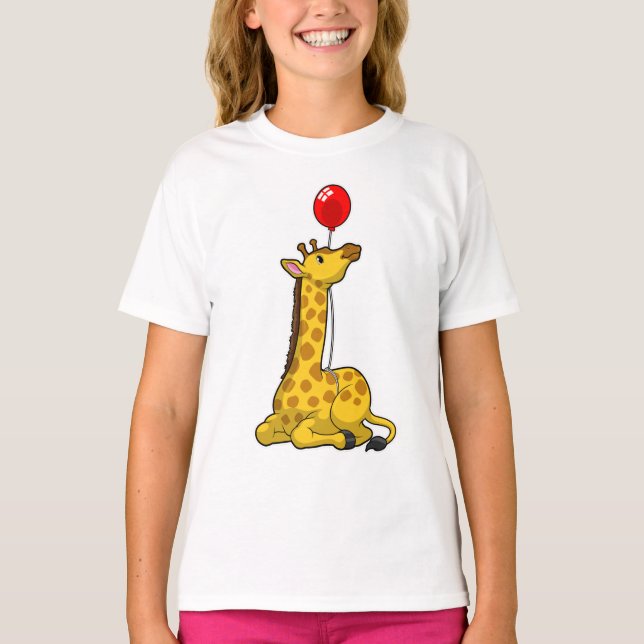 Camiseta Girafa com Balão (Frente)