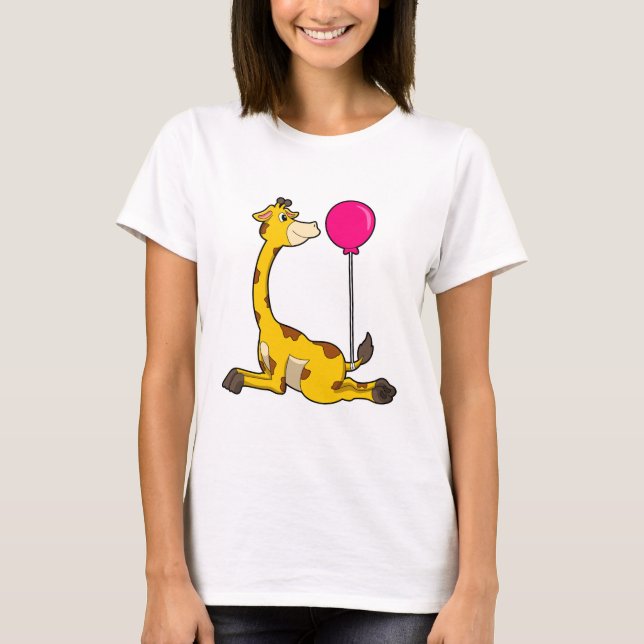 Camiseta Girafa com Balão (Frente)