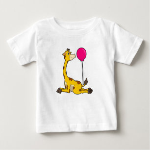 Camiseta Girafa com Balão