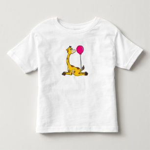 Camiseta Girafa com Balão