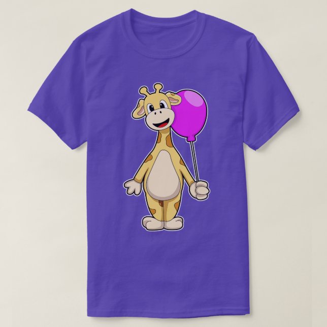 Camiseta Girafa com Balão 2 (Frente do Design)