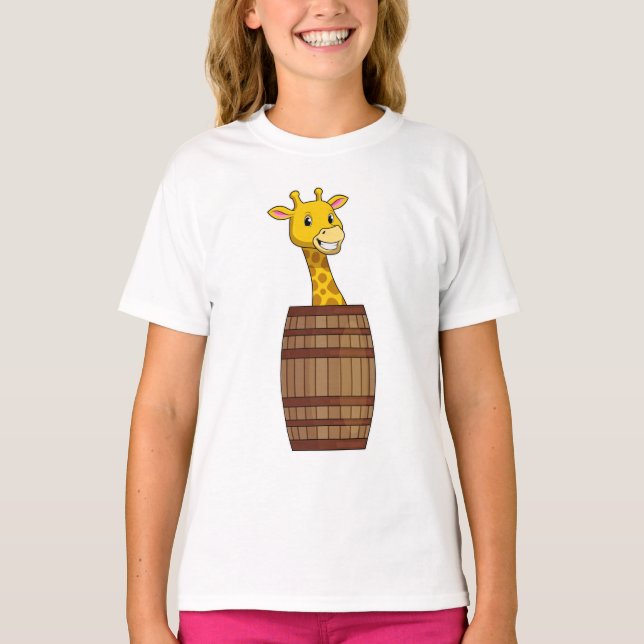 Camiseta Girafa com Barrel (Frente)