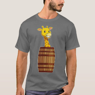 Camiseta Girafa com Barril
