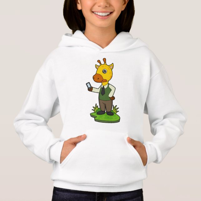Camiseta Girafa com celular (Frente)
